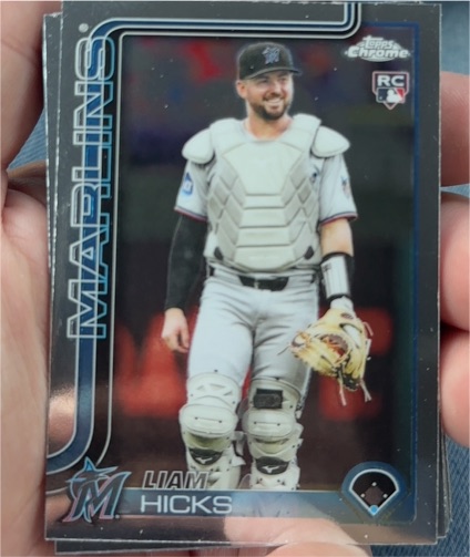 2025 Topps Chrome Update #USC86 Liam Hicks — front