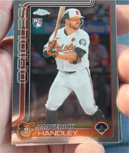 2025 Topps Chrome Update #USC58 Maverick Handley — front