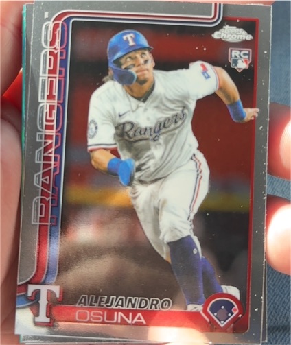 2025 Topps Chrome Update #USC174 Alejandro Osuna — front