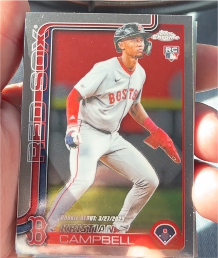 2025 Topps Chrome Update #USC188 Kristian Campbell — front