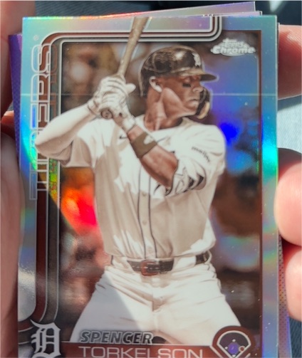 2025 Topps Chrome Update #USC27 Spencer Torkelson Sepia Refractor — front