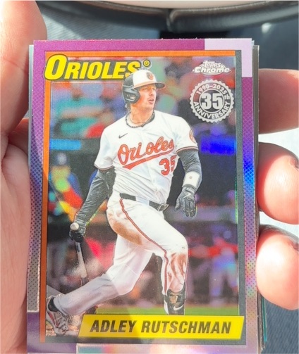 2025 Topps Chrome Update 1990 Topps Chrome #90CU-8 Adley Rutschman — front
