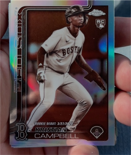 2025 Topps Chrome #171 Kristian Campbell — front