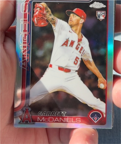 2025 Topps Chrome Update #USC20 Garrett McDaniels — front