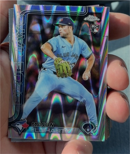 2025 Topps Chrome Update #USC161 Mason Fluharty — front