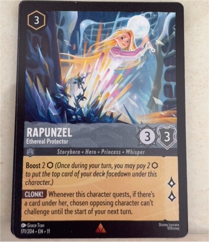 2023 Lorcana Winterspell #171 Rapunzel - Ethereal Protector — front