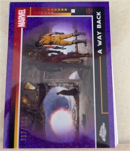 2025 Topps Chrome Deadpool #89 A Way Back — front