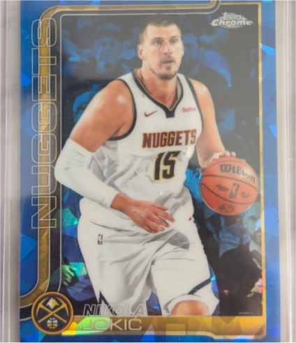 2025-26 Topps Chrome #25 Nikola Jokić — front