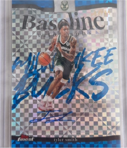 2026 Topps Finest Baseline #BA-TS Tyler Smith — front
