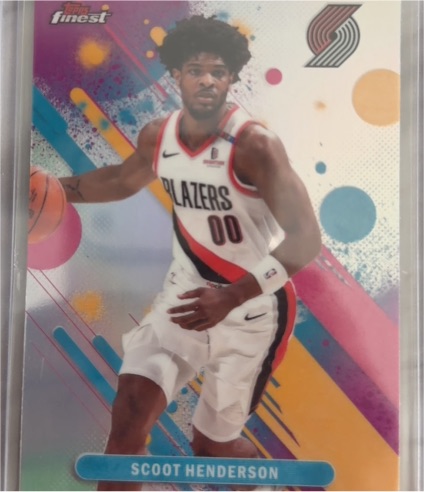 2025-26 Topps Finest #69 Scoot Henderson — front