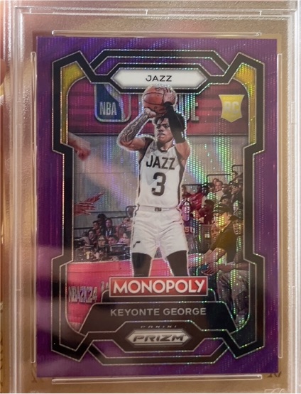 2023-24 Panini Prizm Monopoly #87 Keyonte George — front
