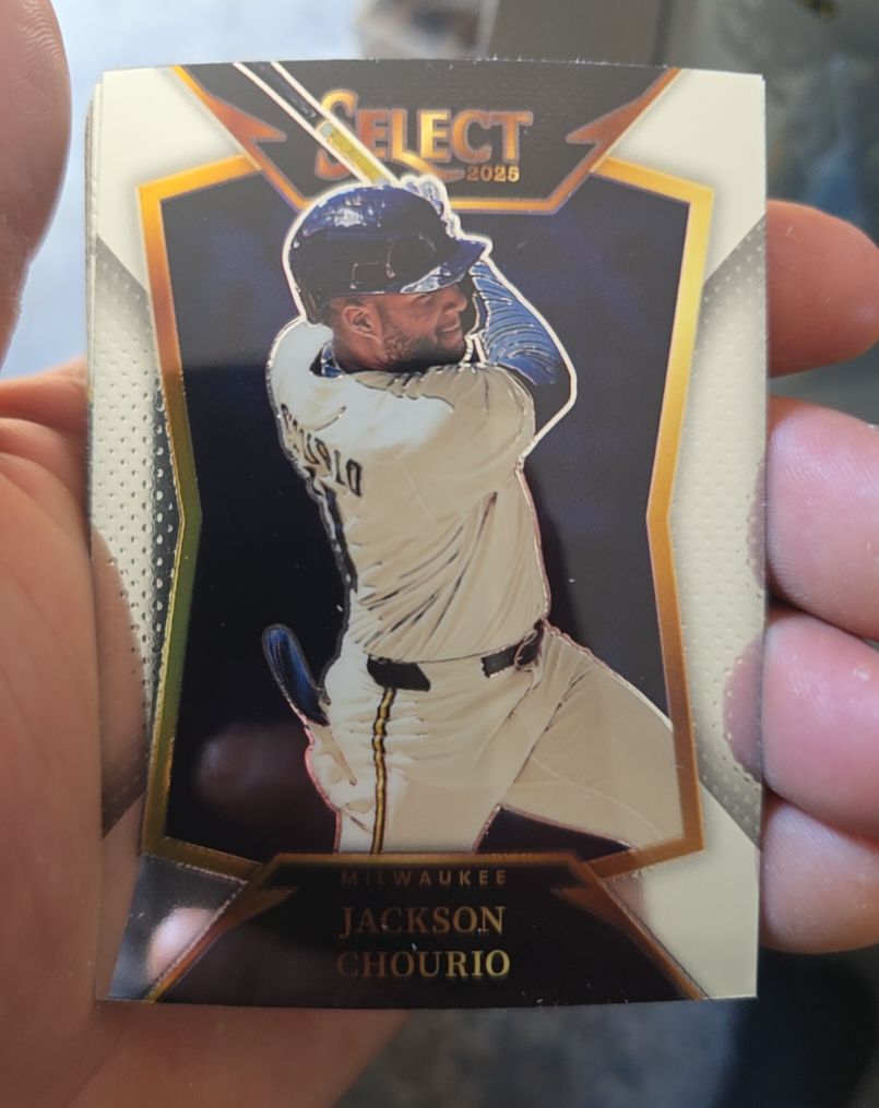 2025 Panini Select #2 Jackson Chourio Select Throwback — front