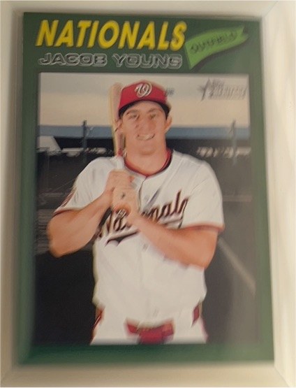 2026 Topps Heritage #279 Jacob Young Chrome — front