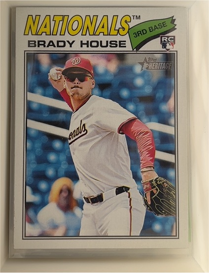 2026 Topps Heritage #153 Brady House Rookie — front