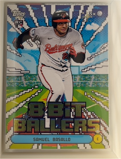 2026 Topps Series 1 #8B-20 Samuel Basallo 8 Bit Ballers — front