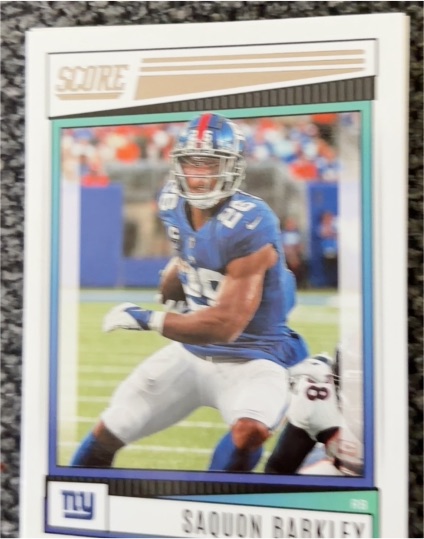 2022 Panini Score #235 Saquon Barkley — front