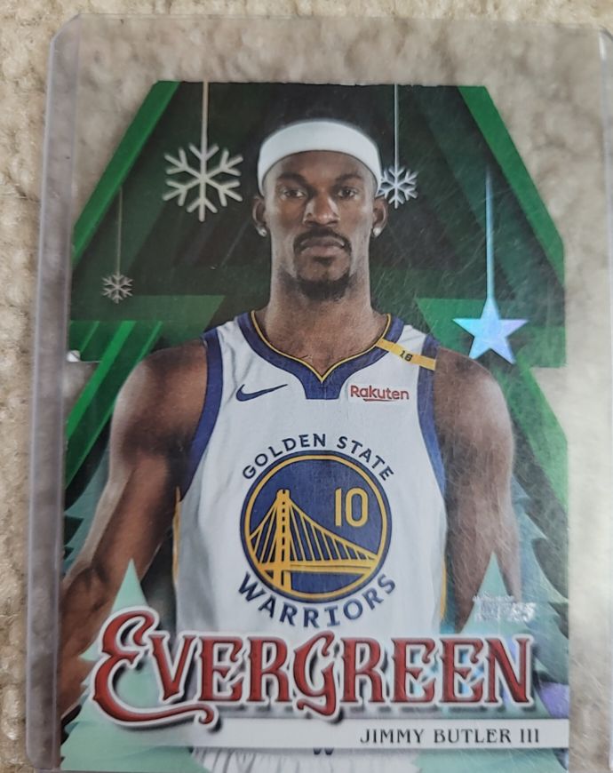 2025-26 Topps Holiday #EV-JB Jimmy Butler III Evergreen Insert — front