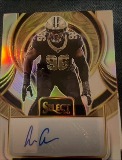 2025 Panini Select Prizm Autograph #SIP-CGN Carl Granderson — front