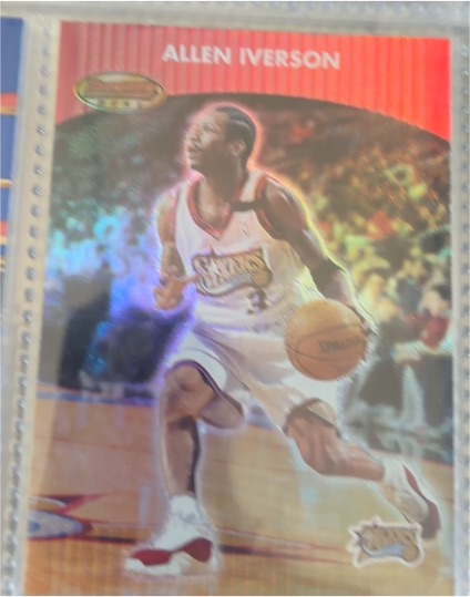 2000-01 Bowman's Best #1 Allen Iverson — front