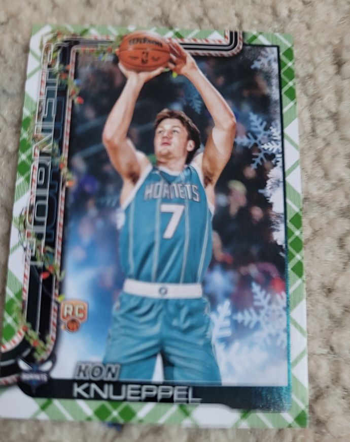 2025-26 Topps Holiday #H164 Kon Knueppel — front