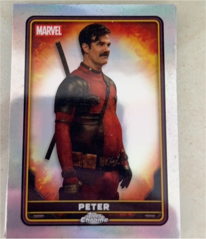 2025 Topps Chrome Deadpool #23 Peter — front