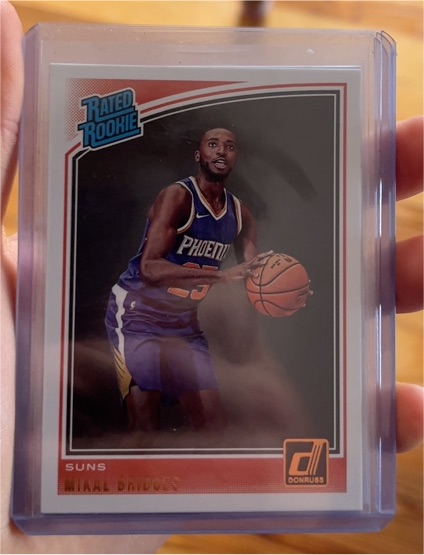 2018 Donruss #200 Mikal Bridges — front