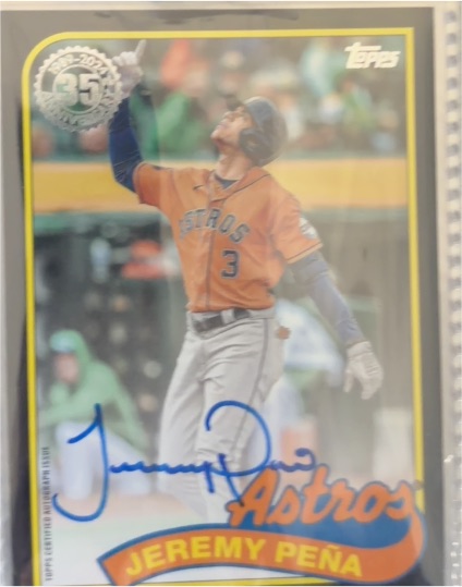 2024 Topps Series 2 #89BA-JP Jeremy Peña — front