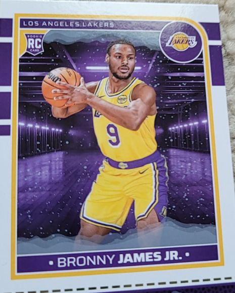 2024-25 Panini NBA Hoops #280 Bronny James Jr. — front