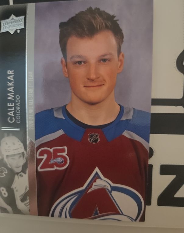 2021-22 Upper Deck #671 Cale Makar — front