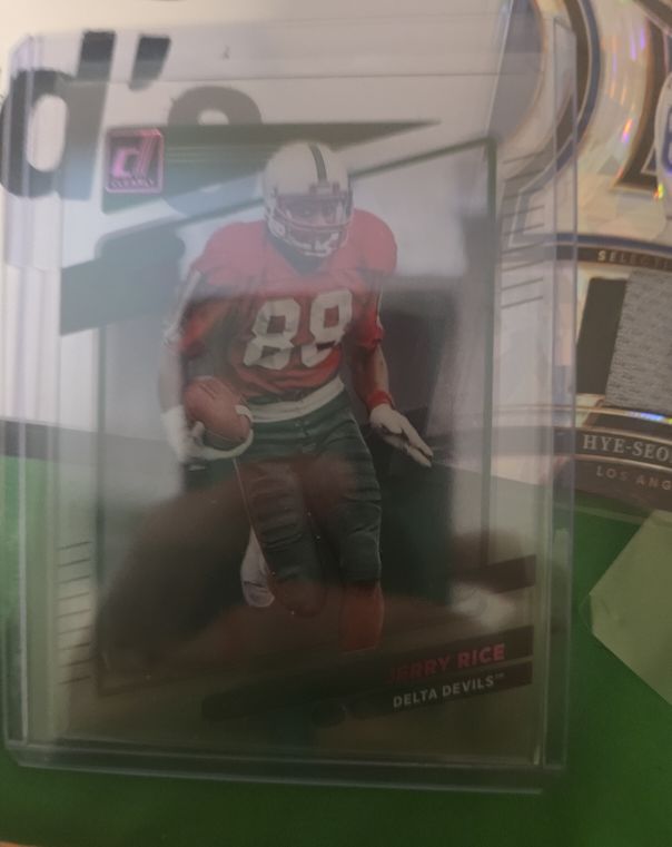 2023 Panini Chronicles Clearly Donruss Draft Picks #8 Jerry Rice — front