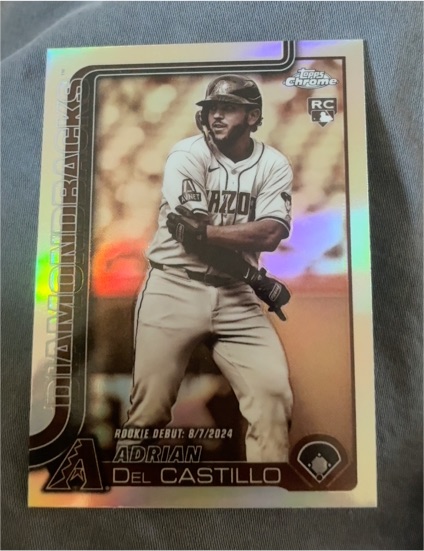 2025 Topps Chrome #240 Adrian Del Castillo — front