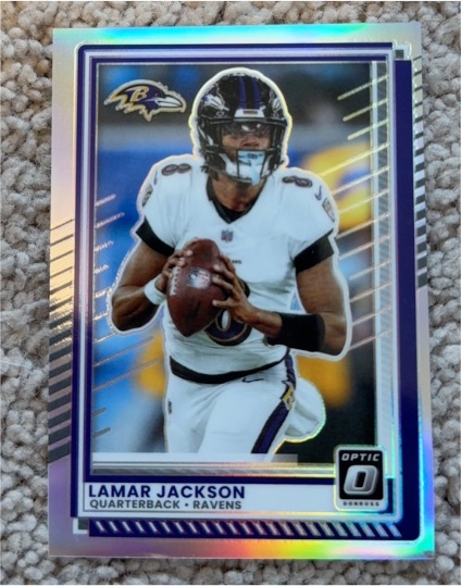 2025 Panini Donruss Optic #80 Lamar Jackson — front