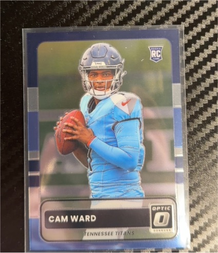 2025 Panini Donruss Optic Throwback #1 Cam Ward — front
