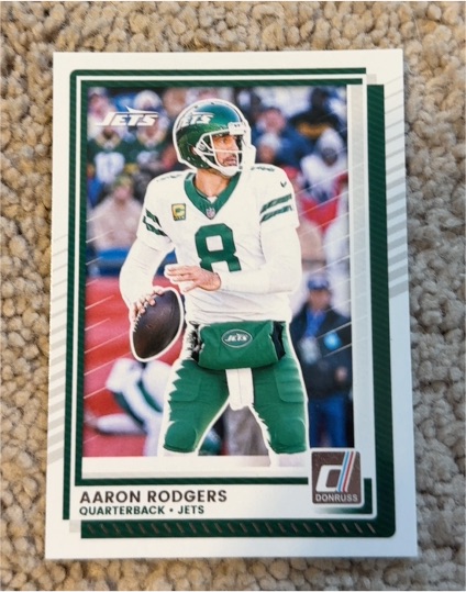 2025 Panini Donruss #97 Aaron Rodgers New York Jets — front