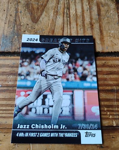 2025 Topps Series 1 2024 Greatest Hits #GH-14 Jazz Chisholm Jr. — front