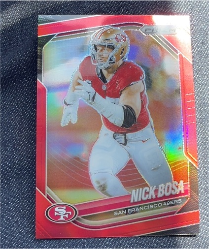 2025 Panini Prizm #219 Nick Bosa — front