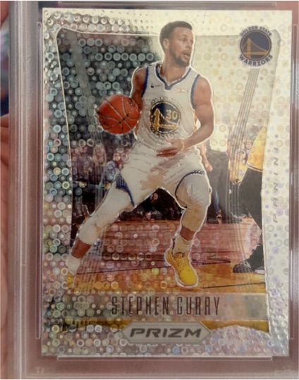 2017 Panini Prizm Fundamentals Fast Break Prizm #16 Stephen Curry — front