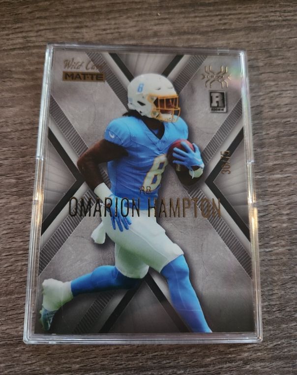 2025 Wild Card Matte X-PLODE #MXP-N-OH Omarion Hampton Rookie — front