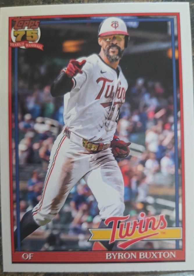 2026 Topps Series 1 #T91-92 Byron Buxton — front