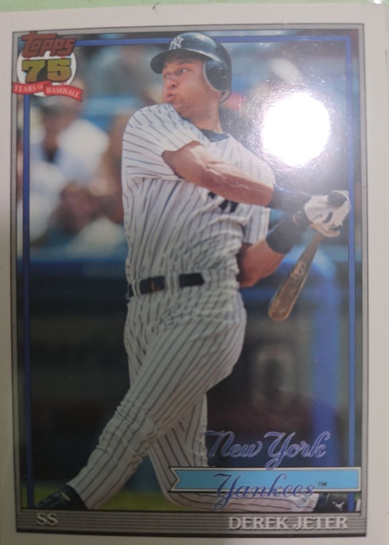 1991 Topps #T91-30 Derek Jeter — front