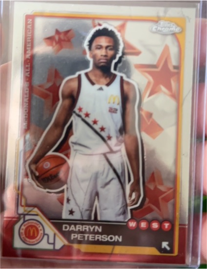 2025 Topps Chrome McDonald's All American #12 Darryn Peterson — front