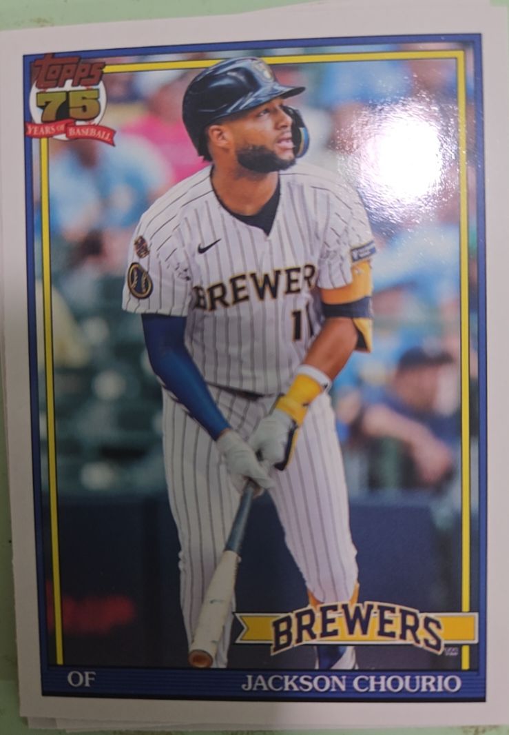 2026 Topps #T91-18 Jackson Chourio — front