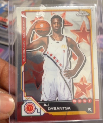 2025 Topps Chrome McDonald's All American #7 AJ Dybantsa — front