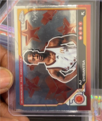 2025 Topps Chrome McDonald's All American #45 AJ Dybantsa — front