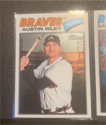 2026 Topps Heritage #271 Austin Riley — front