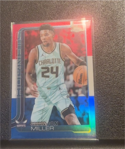 2025-26 Topps Chrome #89 Brandon Miller — front