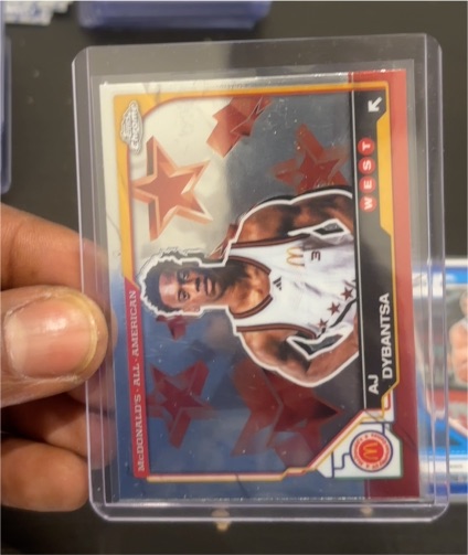 2025 Topps Chrome McDonald's All American #45 AJ Dybantsa — front