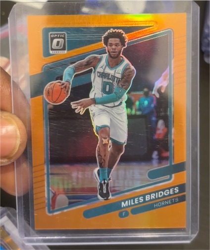 2021-22 Donruss Optic Orange Prizm #107 Miles Bridges — front