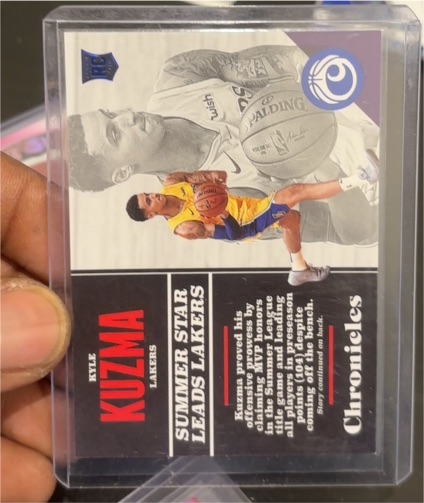 2017-18 Panini Chronicles #108 Kyle Kuzma — front