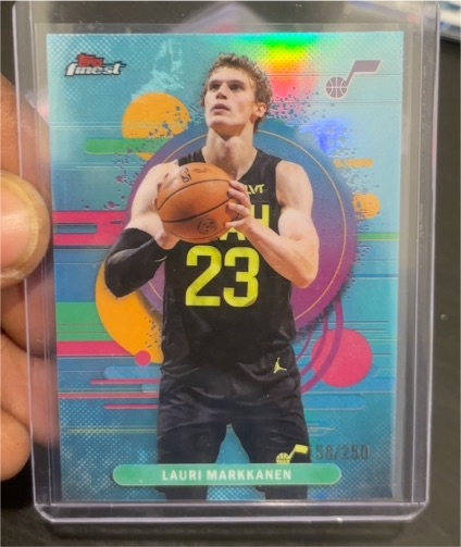 2025-26 Topps Finest #185 Lauri Markkanen — front